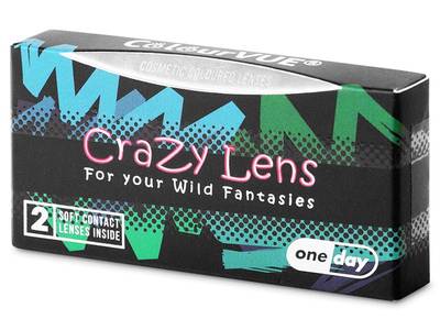 ColourVUE Crazy Lens - Blackout - Tageslinsen ohne Stärken (2 Linsen)