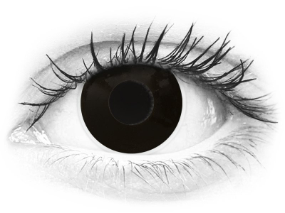 ColourVUE Crazy Lens - Blackout - Tageslinsen ohne Stärken (2 Linsen)