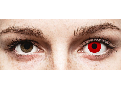 ColourVUE Crazy Lens - Red Devil - Tageslinsen ohne Stärken (2 Linsen)