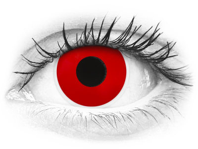 ColourVUE Crazy Lens - Red Devil - Tageslinsen ohne Stärken (2 Linsen)