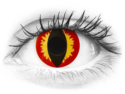 ColourVUE Crazy Lens - Dragon Eyes - Tageslinsen ohne Stärken (2 Linsen)