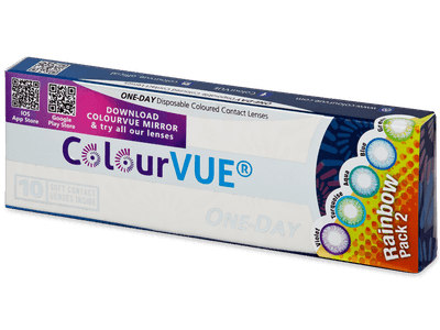 ColourVue One Day TruBlends Rainbow 2 - ohne Stärken (10 Linsen) - Dieses Produkt gibt es außerdem in folgenden Abpackungen