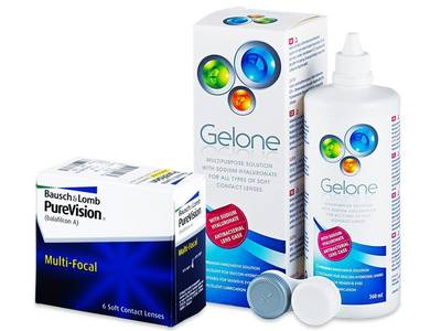 PureVision Multi-Focal (6 Linsen) + Gelone 360 ml