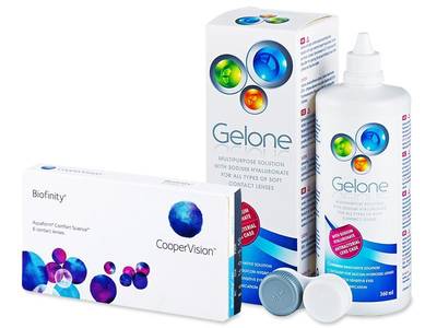 Biofinity Toric (6 Linsen) + Gelone 360ml - Älteres Design