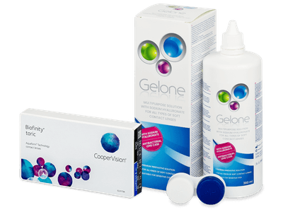 Biofinity Toric (6 Linsen) + Gelone 360 ml