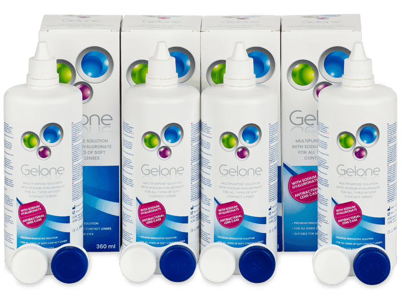 Pflegemittel Gelone 4 x 360 ml - Pflegelösung – 4er Pack