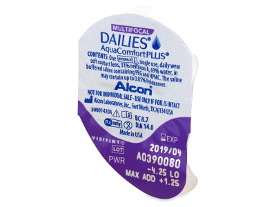 Dailies AquaComfort Plus Multifocal (30 Linsen) - Blister Vorschau
