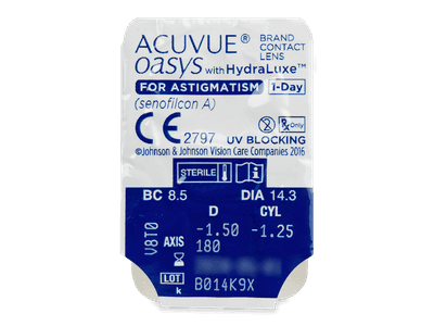 Acuvue Oasys 1-Day with HydraLuxe for Astigmatism (30 Linsen) - Blister Vorschau