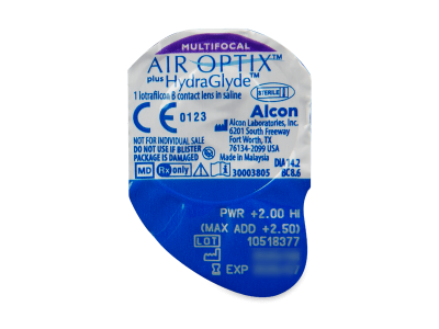 Air Optix plus HydraGlyde Multifocal (6 Linsen) - Blister Vorschau