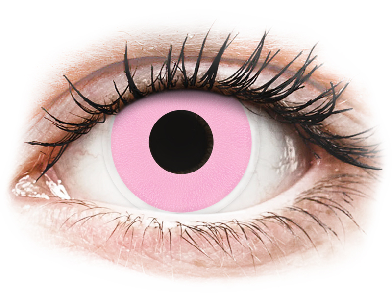 ColourVUE Crazy Lens - Barbie Pink - ohne Stärke (2 Linsen) - Farblinsen