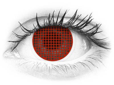 ColourVUE Crazy Lens - Red Screen - ohne Stärke (2 Linsen)