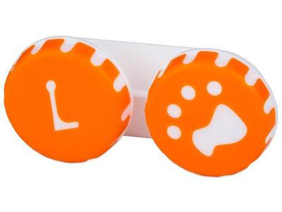 Behälter Pfote orange