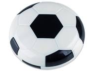 Kontaktlinsen-Etui Fußball - schwarz Kontaktlinsen-Etuis mit Spiegel - Kontaktlinsen-Etui Fußball - schwarz