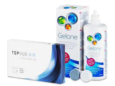 TopVue Air (6 Linsen) + Gelone 360 ml