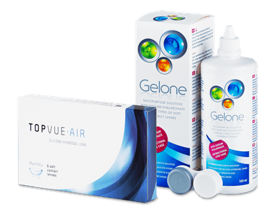 TopVue Air (6 Linsen) + Gelone 360 ml