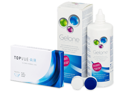 TopVue Air (6 Linsen) + Gelone 360 ml