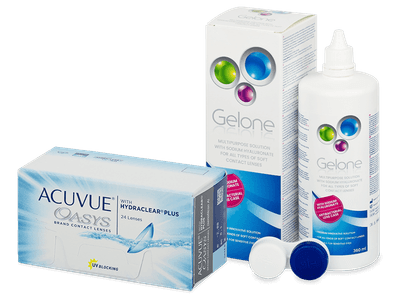 Acuvue Oasys (24 Linsen) + Gelone 360 ml
