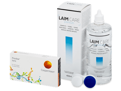 Proclear Toric (6 Linsen) + Laim Care 400 ml