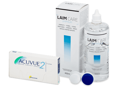 Acuvue 2 (6 Linsen) + Laim-Care 400 ml