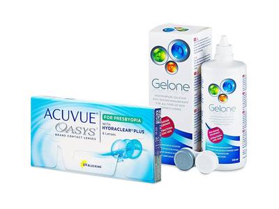 Acuvue Oasys for Presbyopia (6 Linsen) + Gelone 360 ml