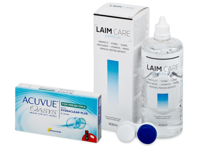 Acuvue Oasys for Presbyopia (6 Linsen) + Laim-Care 400 ml