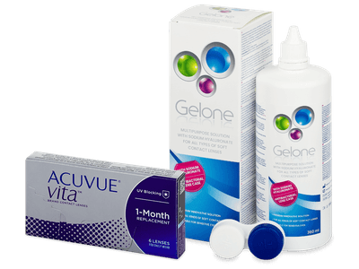 Acuvue Vita (6 Linsen) + Gelone 360 ml
