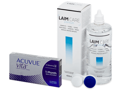Acuvue Vita (6 Linsen) + Laim Care Pflegemittel 400 ml