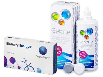 Biofinity Energys (3 Linsen) + Gelone 360 ml