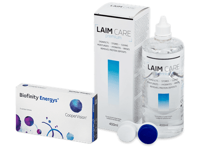 Biofinity Energys (3 Linsen) + Laim-Care 400 ml