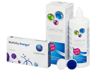 Biofinity Energys (6 Linsen) + Gelone 360 ml