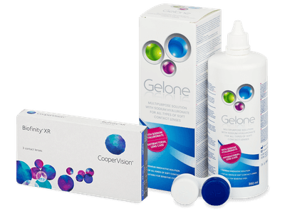 Biofinity XR (3 Linsen) + Gelone 360 ml