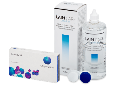 Biofinity XR (3 Linsen) + Laim-Care 400 ml