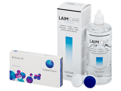 Biofinity XR (3 Linsen) + Laim-Care 400 ml