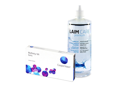 Biofinity XR Toric (3 Linsen) + Laim-Care 400 ml
