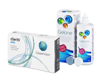 Clariti Elite (6 Linsen) + Gelone 360 ml - Älteres Design