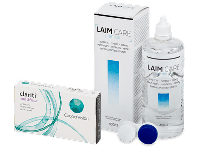 Clariti Multifocal (6 Linsen) + Laim-Care 400 ml