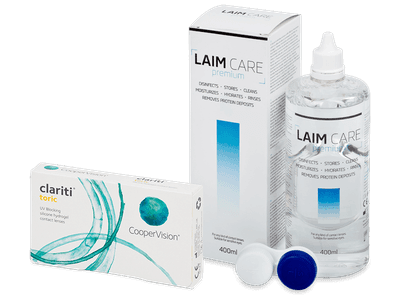 Clariti Toric (6 Linsen) + Laim-Care 400 ml