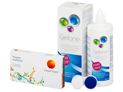 Proclear Multifocal (6 Linsen) + Gelone 360 ml - Spar-Set