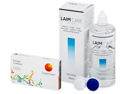 Proclear Multifocal (6 Linsen) + Laim Care Pflegemittel 400 ml