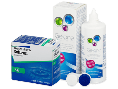 SofLens 38 (6 Linsen) + Gelone 360 ml