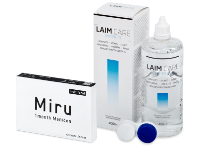 Miru 1month Menicon multifocal (6 Linsen) + Laim-Care 400 ml