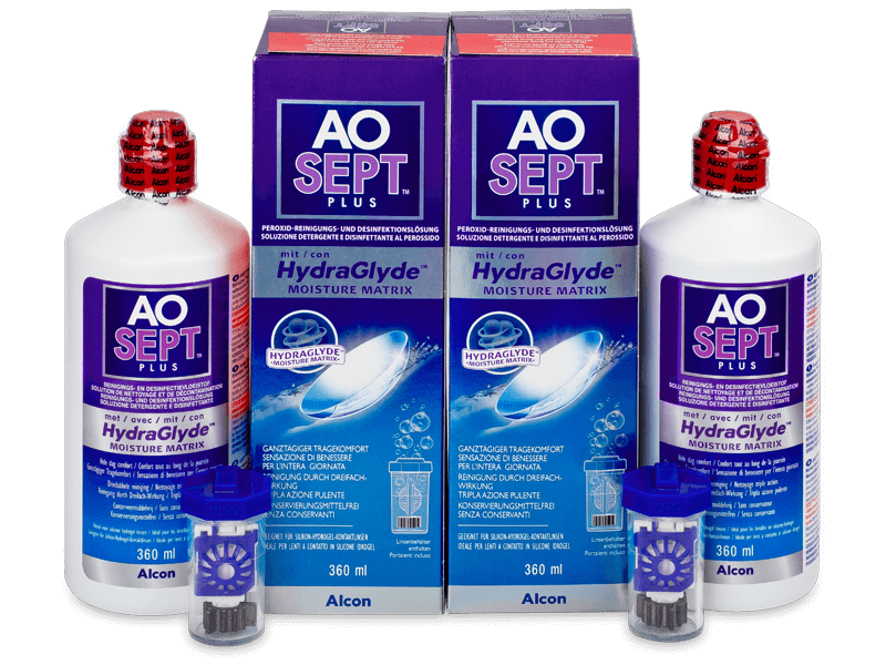 AO SEPT PLUS HydraGlyde 2 x 360 ml  - Pflegelösung – günstigeres Duo Pack