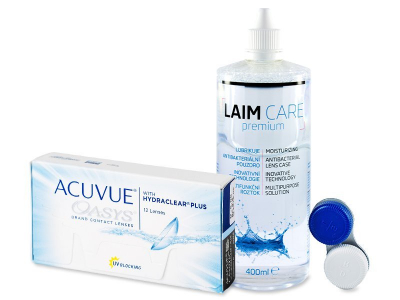 Acuvue Oasys (12 Linsen) + Laim Care 400 ml