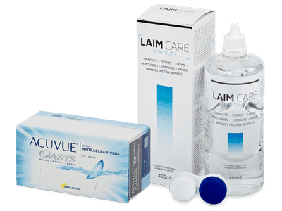 Acuvue Oasys (24 Linsen) + Laim Care Pflegemittel 400 ml
