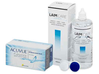 Acuvue Oasys (24 Linsen) + Laim Care 400 ml