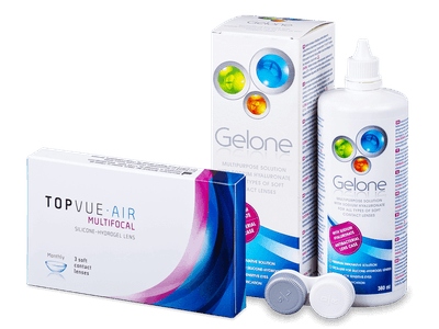 TopVue Air Multifocal (3 Linsen) + Gelone 360 ml