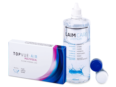 TopVue Air Multifocal (3 Linsen) + Laim Care 400 ml
