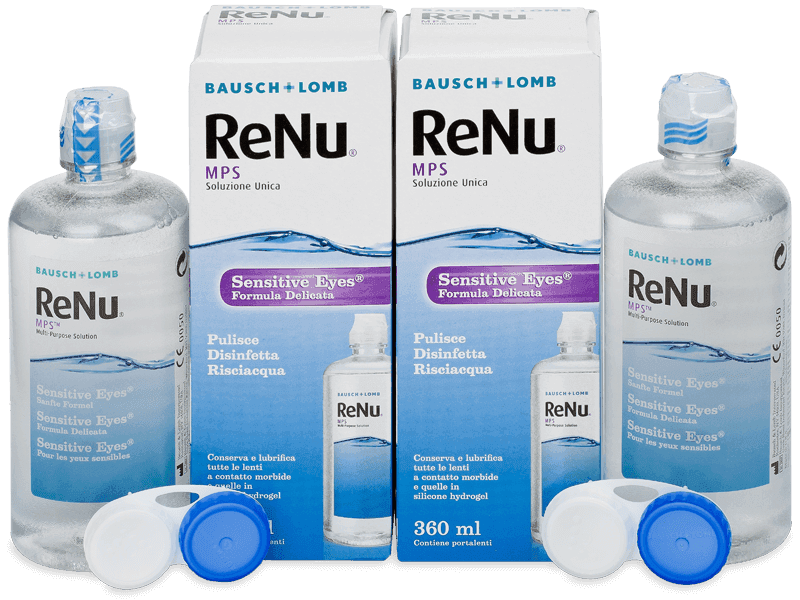 Pflegemittel ReNu MPS Sensitive Eyes 2 x 360 ml - Pflegelösung – günstigeres Duo Pack
