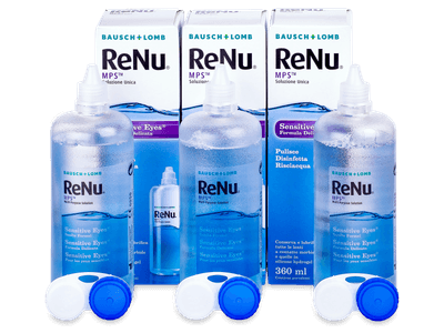Pflegemittel ReNu MPS Sensitive Eyes 3 x 360 ml - Älteres Design