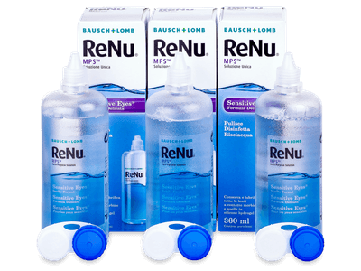 ReNu MPS Sensitive Eyes 3 x 360 ml - Älteres Design